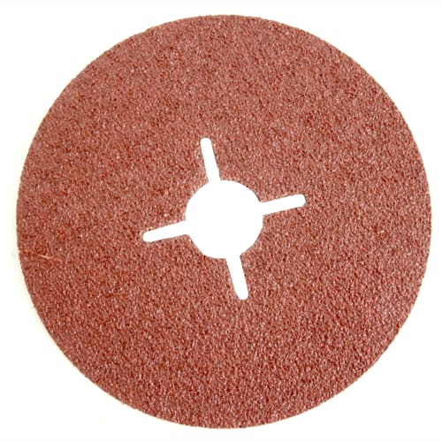 SANDING DISC 115X22MM 24G XC - DWS - RESIN FIBRE DISC - CROSS CUT HOLE