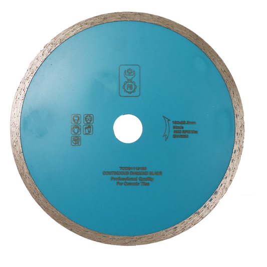 DIAMOND BLD 180MM CONTINUOUS FB - WET CUT - CERAMIC TILES/FIBREGLASS